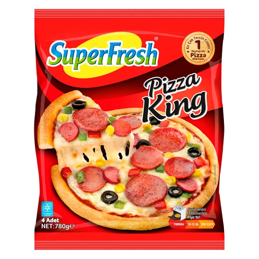 SUPERFRESH PIZZA KING 4LU 780GR. ürün görseli